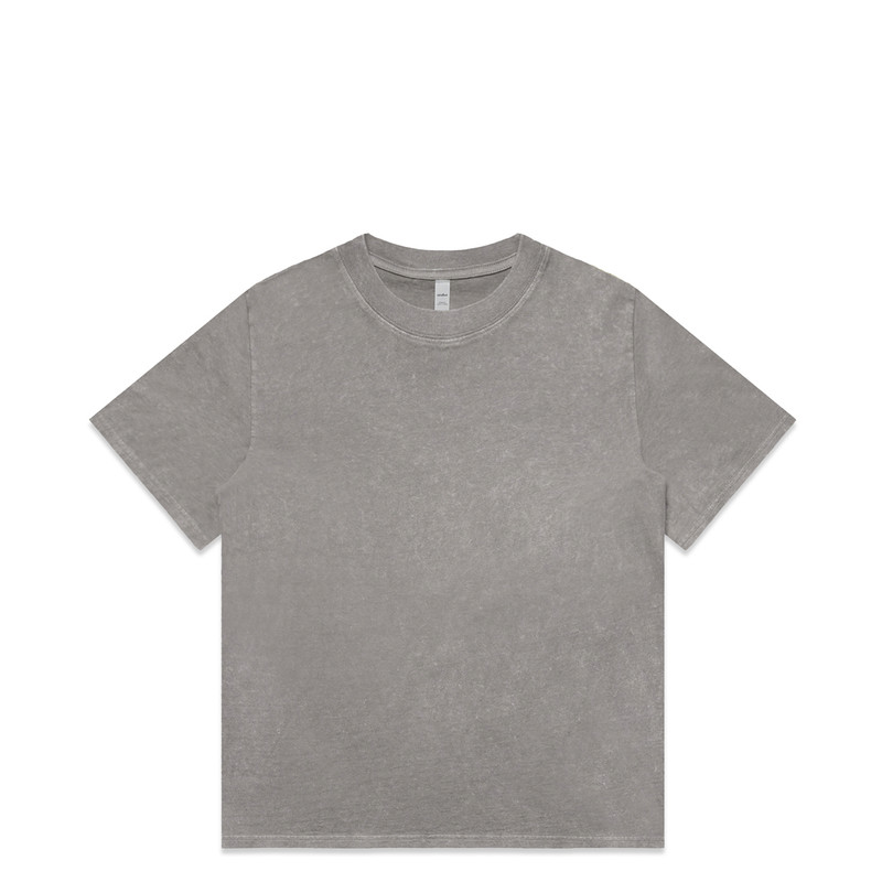 Women's Stone Wash Heavy Tee in Grey stone