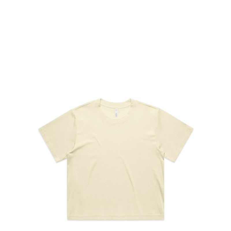 Women's Martina Crop Tee in Butter