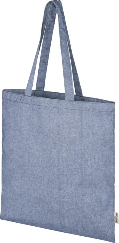 Pheebs 210 g/m² recycled tote bag 7L in Heather blue